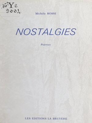 cover image of Nostalgies